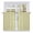 Yellow Beige, variant on Yellow Striped Tier Curtains, Modern Simple Farmhouse Beige Vintage Light Filtering Kitchen Curtains, 2Pcs Rod Pocket Half Window Treatments Panels for Sink Cafe Cabinet Basement 27.5x45 Inches