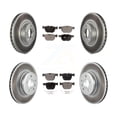 thumbnail image 1 of Transit Auto Front Rear Coated Disc Brake Rotors and Semi-Metallic Pads Kit for Car BMW X5 X6 KGF-101000, 1 of 11