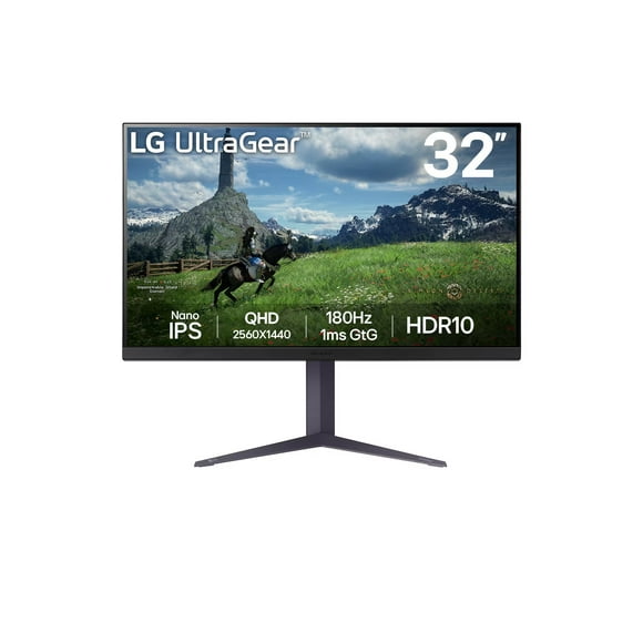 LG UltraGear 32", 2560 x 1440, Black, 32GS85Q-B