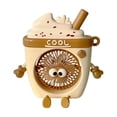thumbnail image 2 of Yunuuuoa Mignon Ventilateur Mini en Forme de Tasse pour Crème Glacée, Ventilateur Personnel Rechargeable avec Plan d'Animation, Ventilateur de Bureau Portable à Vitesse Réglable, Ventilateur de Refroidissement Silencieux pour Bureau, Chambre, Maison, Voyage, Cadeau, 2 of 6