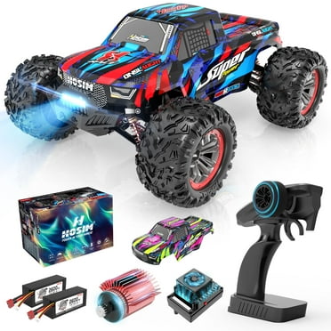 Hosim Brushless RC Cars 1:10 Remote Control Car X-08 RC Monster Trucks Buggy Crawler 4WD Off Road High Speed 40 MPH