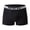 #01Black, variant on Mens Underwear Man Underwear Cotton Boxer Men S Breathable Solid Flexible Shorts Boxer Underpants Blue 3XL