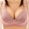 thumbnail image 2 of TAIAOJING Women's Lace Bra Blissful Benefits Bra Wire Push Up Full Coverage Smoothing Everyday Bra Comfort Flex Fit T Shirt Bras Brassiere, 2 of 3