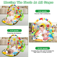 thumbnail image 2 of Oiduwi Baby Play Mat Baby Toys Tummy Time Mat Toys Baby Activity Center for Newborn Infant Toys Piano Baby Play Gym Mat Music & Light Baby Boy Girl Gifts Toys for Baby Toys 0-12 Months, 2 of 6