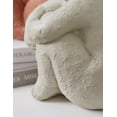 thumbnail image 5 of Estatua de señora estatuilla escultura de mujer decoración moderna artes regalos para el hogar centro de mesa de poliresina manualidades gris 7,1 pulgadas, 5 of 5
