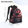 thumbnail image 3 of Daiia Giant Monster Over City School Backpack for Men Women, Unisex Large Waterproof Bookbag Schoolbag Casual Daypack for High School/College/Teens/Travel/Work Black, 3 of 8