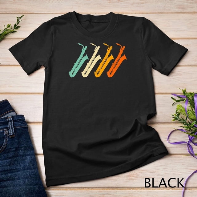 Chandail Graphique Rétro de Saxophone Baryton Instrument pour Saxophoniste de Bari, pour Hommes et Femmes jusqu'à 3TG