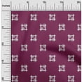 thumbnail image 1 of oneOone Cotton Cambric Fabric Square Kasuri Printed Fabric 1 Yard 56 Inch Wide, 1 of 4