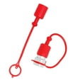 thumbnail image 3 of QUMIIRITY 2 Sets Red PVC Hydraulic Coupling Dust Cap to Prevent Dust Surface Contacts, 3 of 8