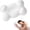 White, variant on Cloud Pillow Mellow Cloud Align Pillow Ergonomic Memory Foam Cervical Support Pillow for Side, Back & Stomach Sleepers with Breathable Washable Cover, Dual Height Comfort, White