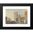 thumbnail image 2 of John Varley 14x11 Black Modern Framed Museum Art Print Titled - Kirkstall Abbey Near Leeds (1804), 2 of 5