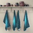 thumbnail image 5 of Coolnut Blue Flower Kitchen Dish Towel Set,Drying Kitchen Towels Tea Towels Gift Set for Drying Cleaning Cooking Baking 1Pcs, 5 of 6