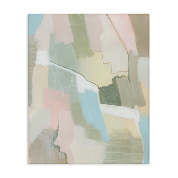 Stupell Industries Pastel Desert Abstract Abstract Painting Wrapped Canvas Art Print Wall Art, 16 x 20