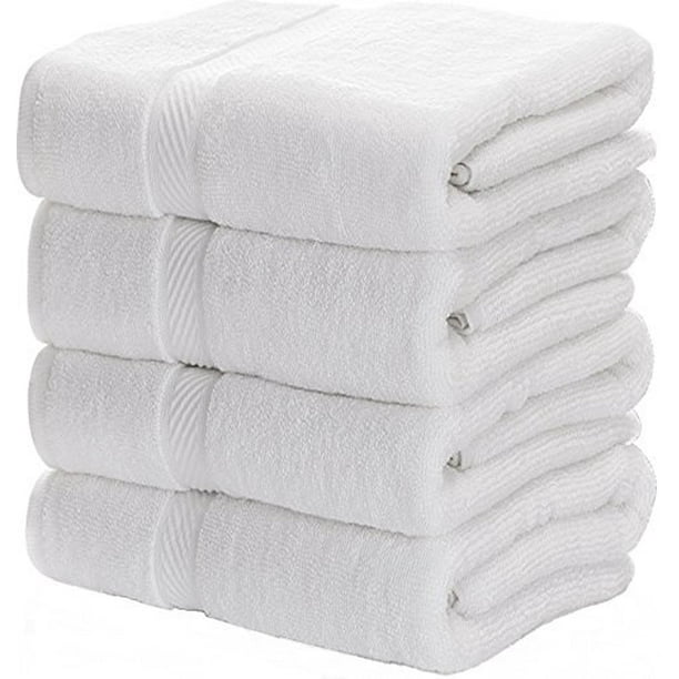 Luxury White Bath Towels For Bathroom Hotel Spa Kitchen Set Circlet Egyptian Cotton Highly Absorbent Hotel Quality Towels Walmart Com Walmart Com