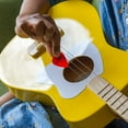 thumbnail image 3 of Loog Pro Guitarra acústica para niños 3 cuerdas Edades 6+ Aplicación de aprendizaje y lecciones incluidas Rojo, 3 of 5