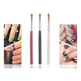 thumbnail image 4 of opvise UV Gel Gradient Painting Pen Drawing Brush Plastic Handle Manicure Nail Art Tool, 4 of 8