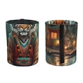 thumbnail image 2 of Kdxio Pond Meditating Tiger Car Trash Can Garbage Car Accessories Trash Can Car Waste Bin for for Driver and Passenger Any Vehicle, 2 of 7