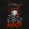 thumbnail image 2 of Betty Boop Cali LA Biker Club Cartoon Hoodie Sweatshirt Women Brisco Brands S, 2 of 4