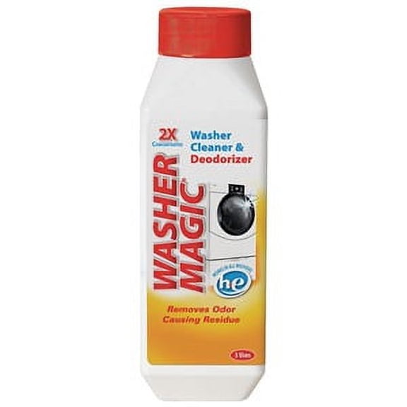 Glisten WM0612N Washing Machine Cleaner and Deodorizer, 12 oz Bottle, Liquid, Floral Yellow