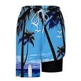 thumbnail image 6 of Vetsdori Dry Fit Shorts for Men Summer Beach Short Pants Lining 2 in 1,Casual Swim Trunks Elastic Waist Mens Shorts Ropa,Size XXL, 6 of 6