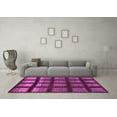 thumbnail image 3 of Ahgly Company Indoor Square Abstract Purple Modern Area Rugs, 8' Square, 3 of 4