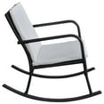 thumbnail image 2 of vidaXL Rocking Chair Outdoor Patio Rocking Chair with Cushion Poly Rattan, 2 of 16