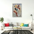 thumbnail image 2 of DC Superheroes - Supergirl - Framed DC Comics Poster (The Metropolitan - Retro Style) (Size: 25" X 37") (Shiny White Aluminum Frame), 2 of 6