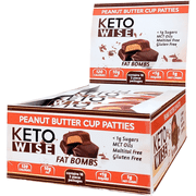 Keto Wise Fat Bombs - Peanut Butter Cup Patties 16 Ct