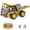 Dump Truck, variant on Metal RC Bulldozer, 9-Channel Remote Control Bulldozer with Lights & Sounds, Realistic Construction Bulldozer Toy for Boys Ages 3-12