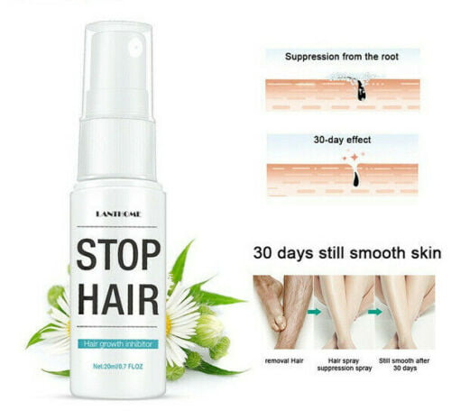 Powerful Permanent Hair Removal Spray Stop Hair Growth Inhibitor Remover  20ml US VeniCare 