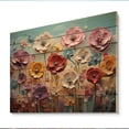 thumbnail image 2 of Designart "Pink Dandelion pasture Melody I" Floral Print on Natural Pine Wood, 2 of 5
