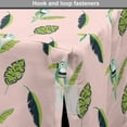 thumbnail image 4 of Toucan Dog Crate Cover, Repetitive Aloha Theme Tropical Birds Leaves Monstera Plant Illustration, Easy to Use Pet Kennel Cover for Dogs, 35" x 23" x 27", Blush and Multicolor, by Ambesonne, 4 of 6