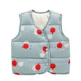 thumbnail image 2 of KYAIGUO Baby Girls&boys Winter Cute Puffer down Vest Infant Lightweight Sleeveless Cotton Jacket Cartoon Warm Waistcoat Coat Outwear, 2 of 8