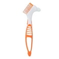 thumbnail image 3 of ESTINK Denture Cleaning Brush,Denture Toothbrush Dual Head Safe Denture Cleaning Tools For Partial Dentures Half Dentures Complete Dentures Orange,Dual Head Denture Brushes, 3 of 8
