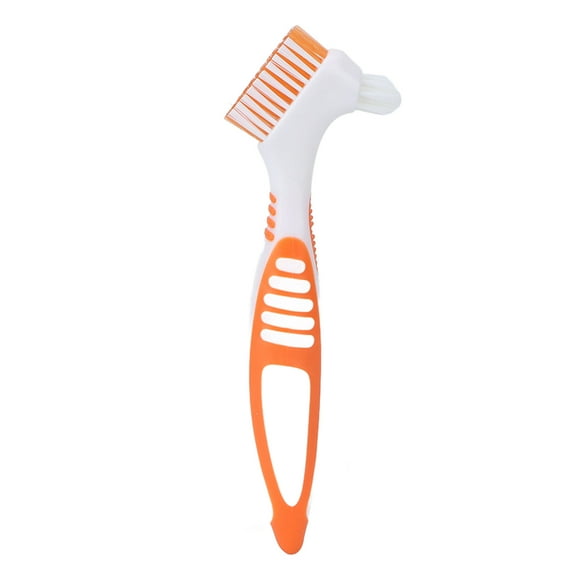 Denture Toothbrush, Durable Denture Cleaning Brush For Half Dentures