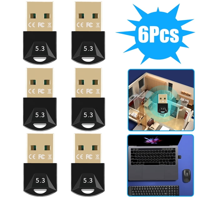 Likrtyny Adaptador USB Plug And Play Receptor Transmisor Inalámbrico 5.3 Compatible Con