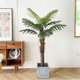 thumbnail image 4 of Palmera artificial de 160 cm de alto con maceta for interior y exterior, hogar, sala de estar, oficina, jardín, porche, decoración, planta de simulación., 4 of 5