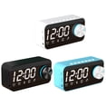 thumbnail image 5 of sruoe Alarm Clock, Digital Clocks, Clock Alarm Bedside, Clock Alarm Radio, Clock Alarm Digitalalarm, Digital Clock Bluetooth Audio, Heavy Sleepers Alarm Clock, Plastic, 5 of 5