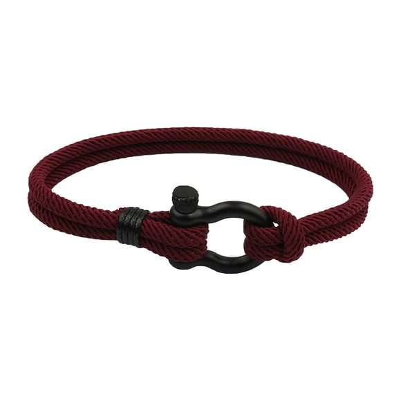 TIMIFIS Bracelets en Acier Inoxydable Boucle en Forme d'Arc de Plage Milan Ligne Bracelet Couple Bracelet - Solde d'Été