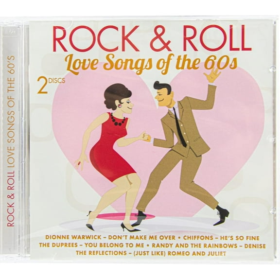 Rock & Roll Love Songs Of The 60's CD 2-Disc Set