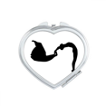 thumbnail image 1 of Dancer Art Jumping Sports Mirror Travel Magnification Portable Handheld Pocket Makeup, 1 of 3