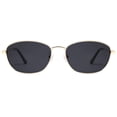 thumbnail image 1 of Lentes de Sol SOJOS Retro Ovalados Polarizados SJ1245 Dorado/Gris, 1 of 5
