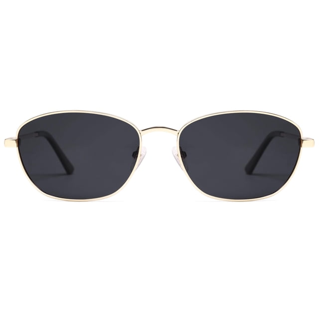 Lentes de Sol SOJOS Retro Ovalados Polarizados SJ1245 Dorado/Gris