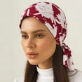 thumbnail image 5 of Comfortable Elastic Head Cover Hat For Chemotherapy Patients Fashion Print Pattern Headwear Chemo Head Accessory, 5 of 8