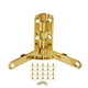 thumbnail image 4 of 20 piezas bisagra de resorte de soporte de ángulo de 90° para joyería pequeña, caja de vino, caja de reloj, tapa de madera (dorada), 4 of 10