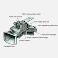 thumbnail image 3 of 300db Super Train Horn 12v 300db Super Train Horn For Trucks Suv Car Boat Electric Horn Motorcycles Loud Train Horn,xiang Chong Ya Ying, 3 of 5