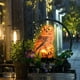 thumbnail image 5 of Lámpara colgante solar para exteriores Uonlytech, lámpara colgante con forma de búho, luz LED solar, estatua de búho para jardín, luces solares para exteriores, decoración de patio de resina nocturna., 5 of 8