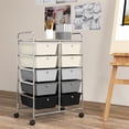 thumbnail image 1 of Costway Carrito Móvil Multiusos con 10 Cajones Organizador de Herramientas para Álbumes de Recortes Sobre Ruedas 65,5 x 37 x 87 cm, 1 of 10