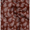 thumbnail image 1 of Soimoi Red polyester Crepe Fabric Paisleys Paisley Print Fabric by the Yard 52 Inch Wide, 1 of 6