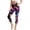 Multicolor, variant on Qiopertar Women's Capri Leggings with Pockets High Waist Yoga Pants Printed Stretchy Slim Fit Casual Workout Activewear, XL